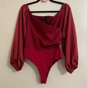 Bundle for @sdsuch1k COPY - 21. NWOT Revolve X 4si3enna Red Wrap Bodysuit